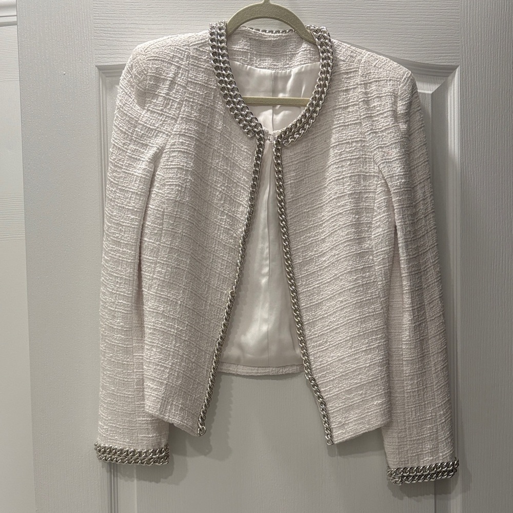 Boston Proper White Jacket